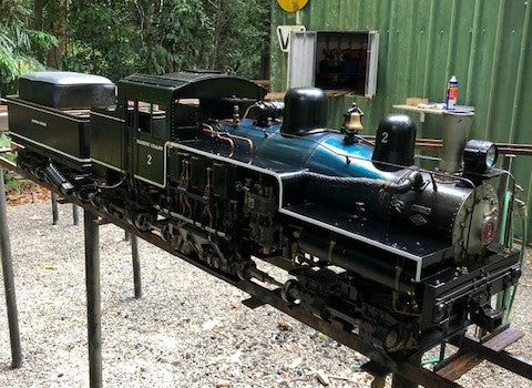 5" - Four-Truck Shay steam locomotive - SOLD in 6 weeks