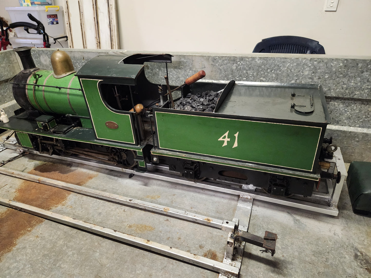 7.25'' "Don Young Steam Rail Motor - Flaxton QLD - S1270