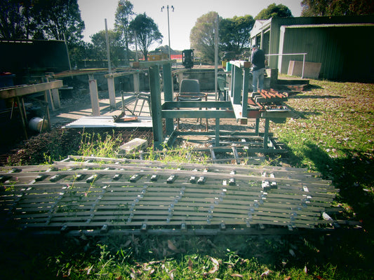 7.25" Railway Track - 70m in Aluminium - SOLD