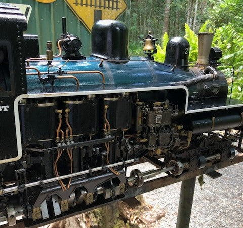 5" - Four-Truck Shay steam locomotive - SOLD in 6 weeks