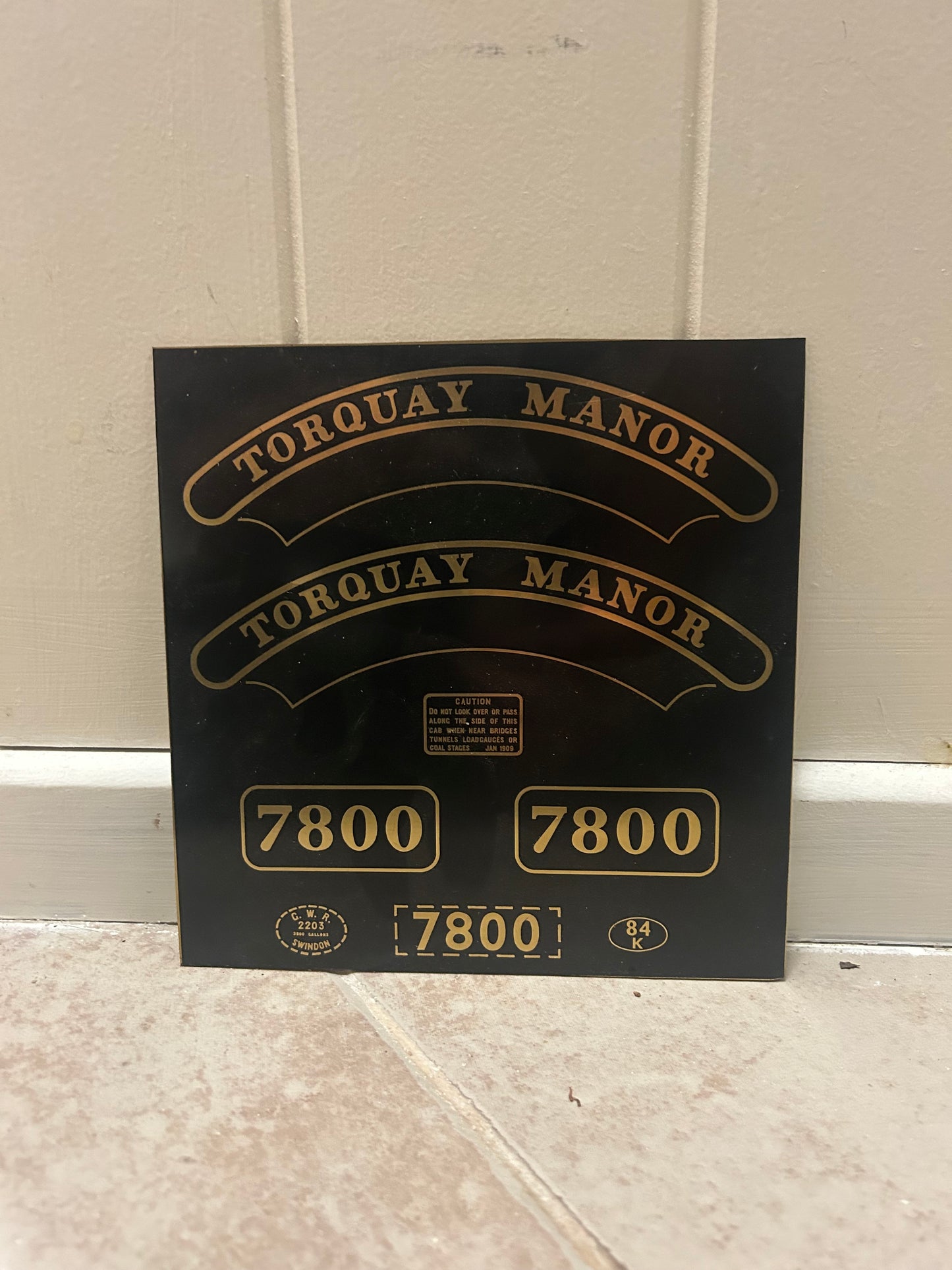 5'' Torquay Manor 4-6-0 GWR Tender Tank Locomotive Castings - REDUCED - Perth, WA - S1244
