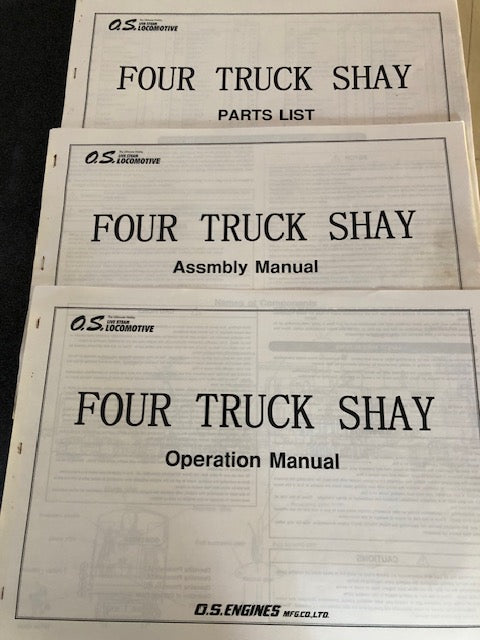 5" - Four-Truck Shay steam locomotive - SOLD in 6 weeks