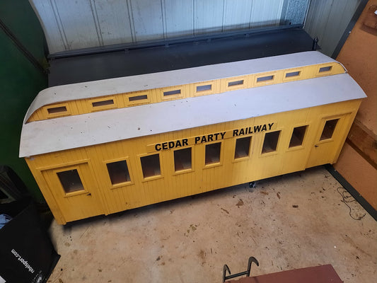 5'' Coach, Boxcar, and Caboose - SOLD
