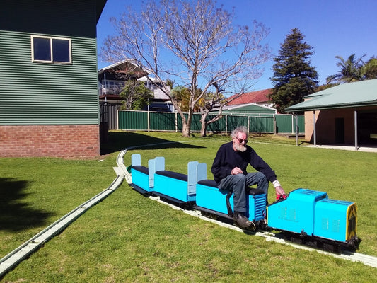 5'' Portable Track and Train - SOLD