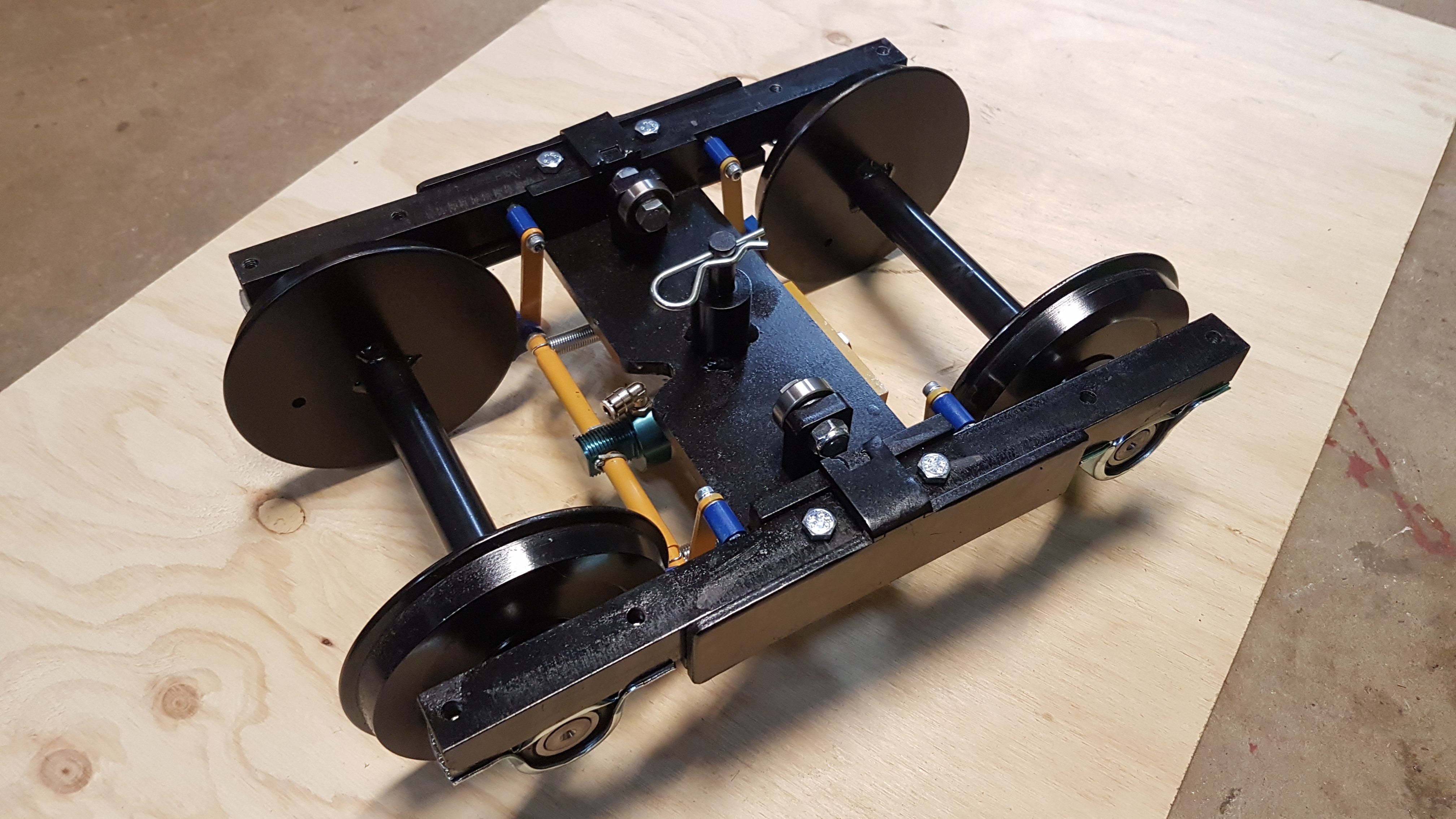 Mini Rocker Bogie G-Type Bogies – Mini Train Systems
