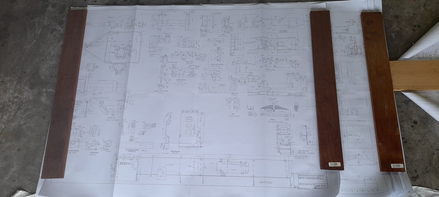 5" BB 18.1/4 Drawings & Castings - Newcastle NSW - S1319