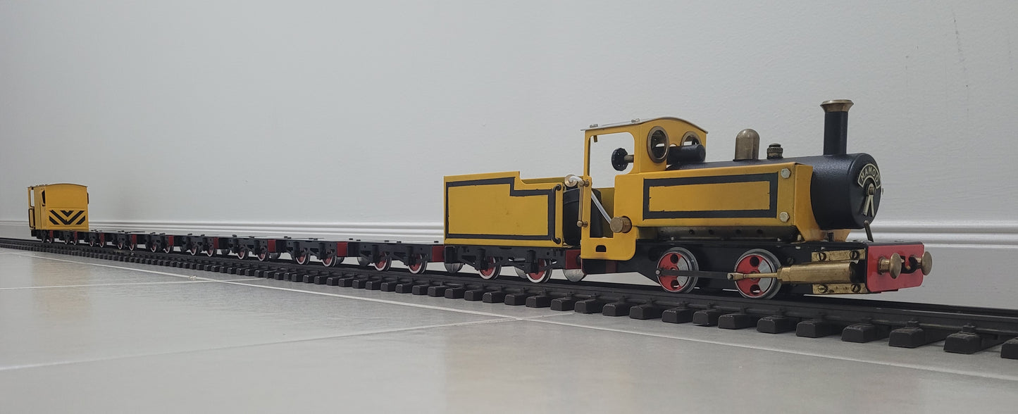 Mamod Live Steam Locomotive with Wagons - SOLD