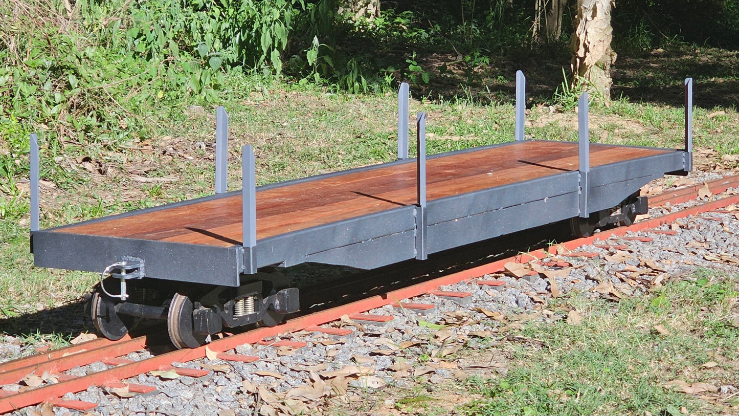 7.25" Flat Car plus Side Tipper Frame - Campbelltown NSW - S1323