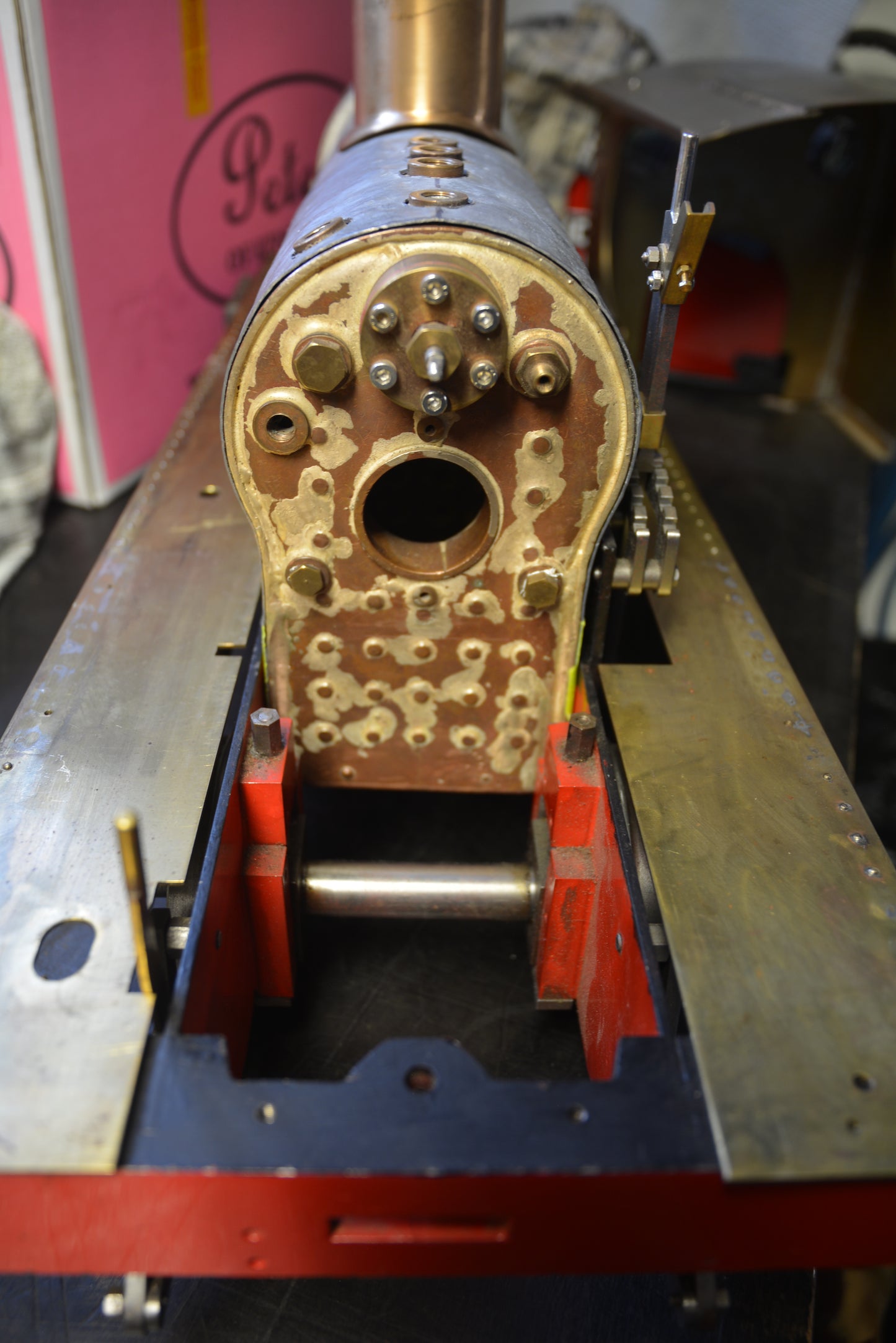 5" Polly IV steam locomotive project - Tamworth NSW - S1322