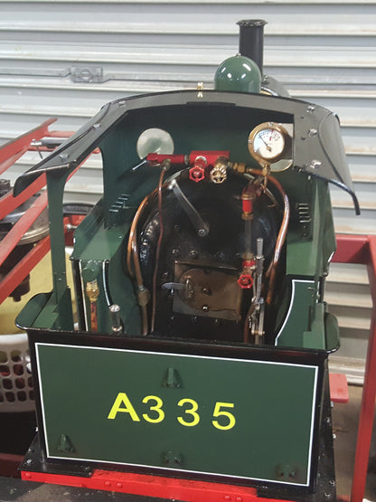 5" Maxitrak SE&CR R1 Steam Engine with Riding Car - SOLD In 1 week