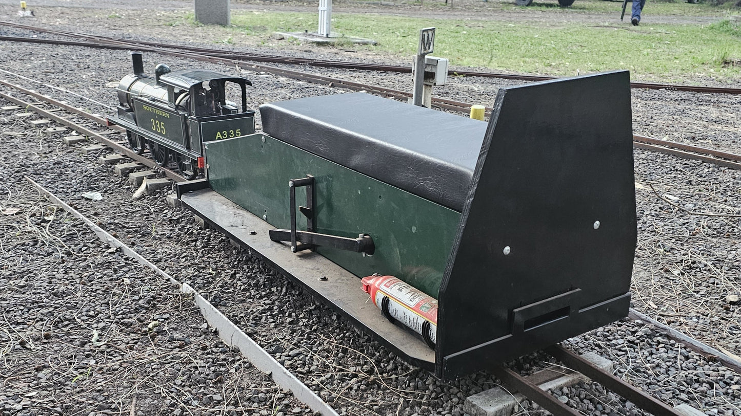 5" Maxitrak SE&CR R1 Steam Engine with Riding Car - SOLD In 1 week