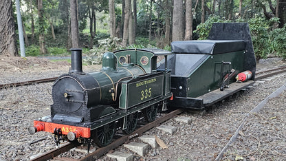 5" Maxitrak SE&CR R1 Steam Engine with Riding Car - SOLD In 1 week