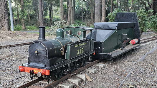 5" Maxitrak SE&CR R1 Steam Engine with Riding Car - Campbelltown NSW - S1327