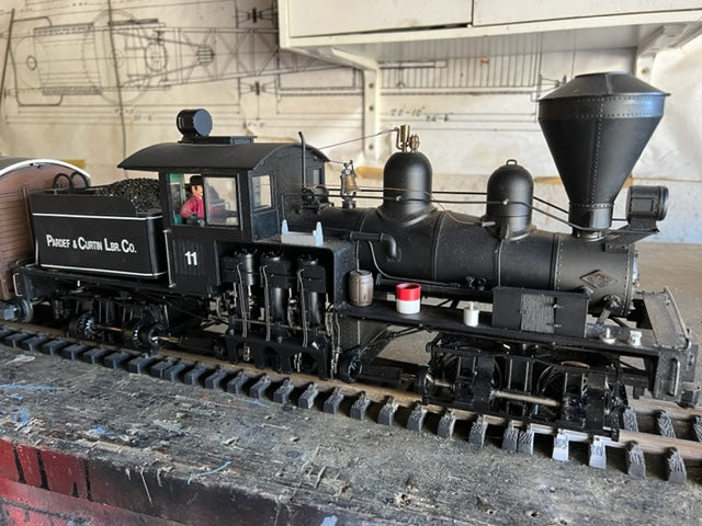 45mm Single Truck Shay with Wagons - Loftus, NSW - S1165