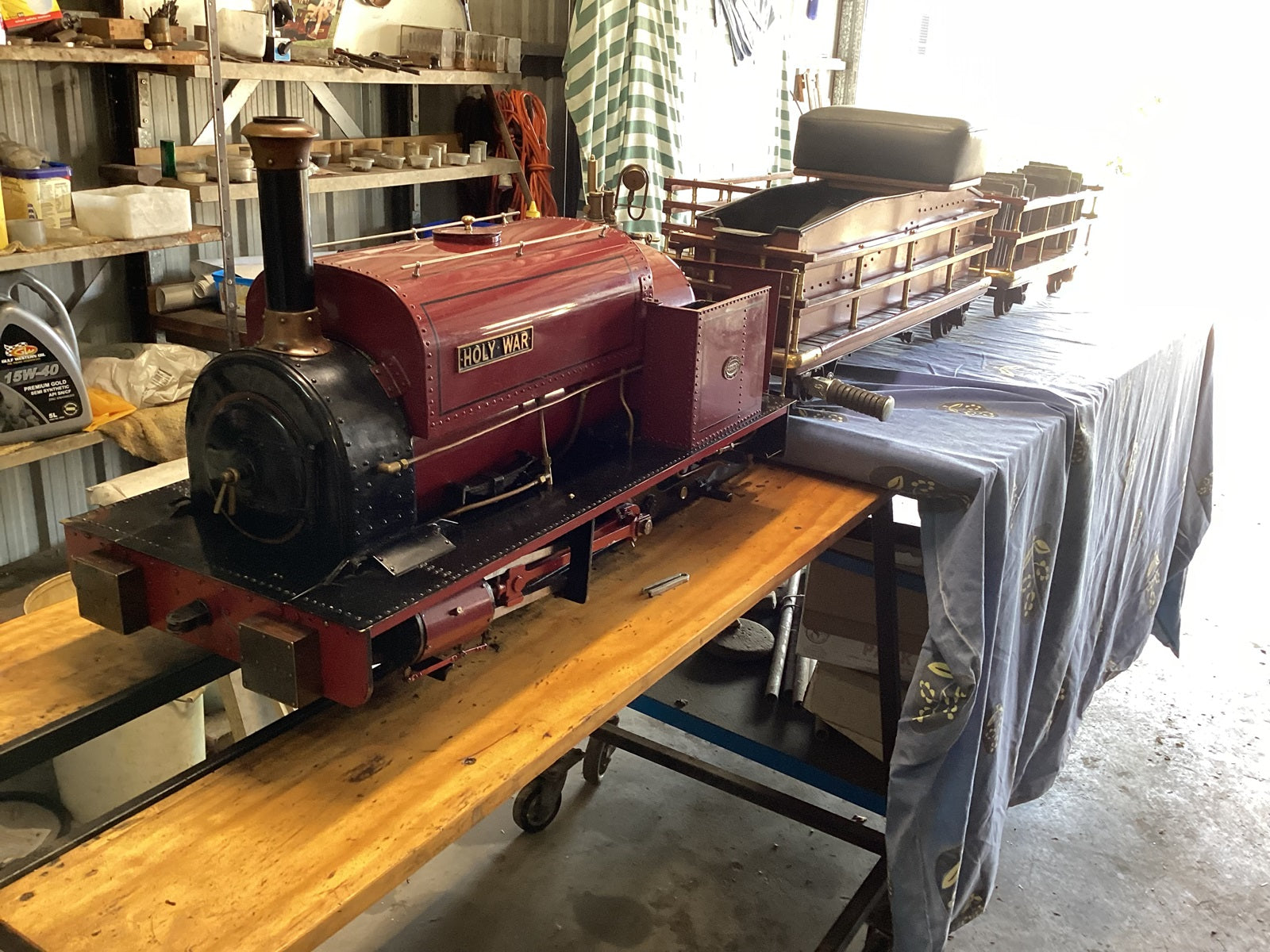 5'' Shay Welsh Quarry Hunslet - Maryborough, QLD - S1228 – Mini Train ...