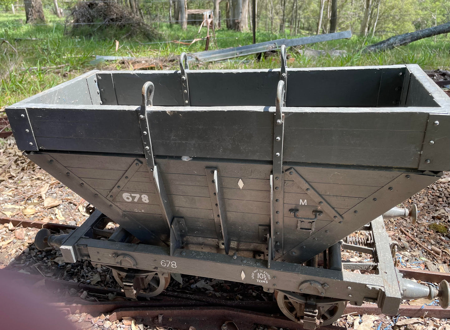 7.25'' Scale Coal Hoppers and CHG Brake Van - Windsor NSW - S1268